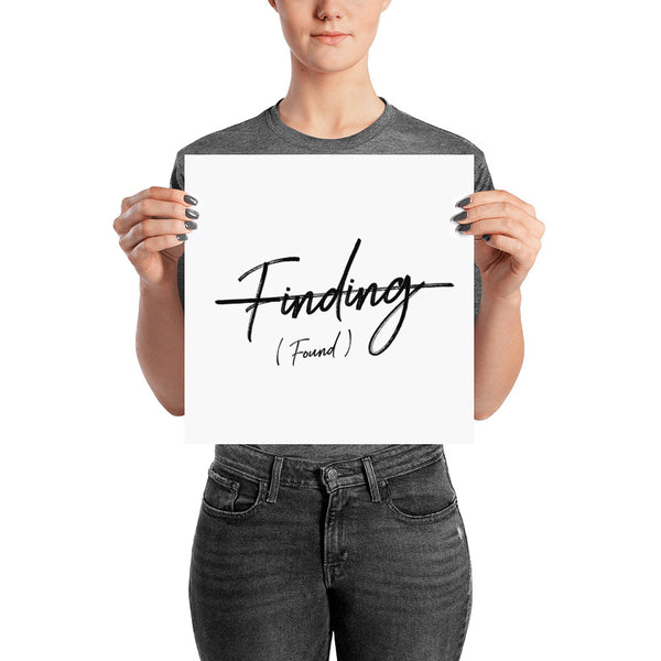 Finding (Found) Poster
