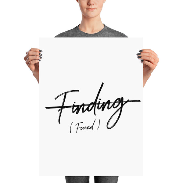 Finding (Found) Poster