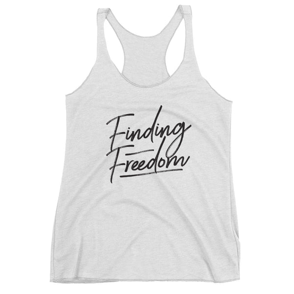 Finding Freedom Women's Racerback Tank