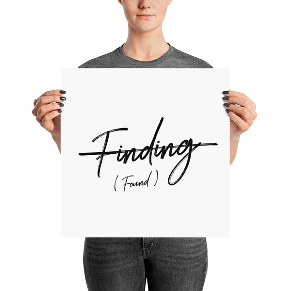 Finding (Found) Poster