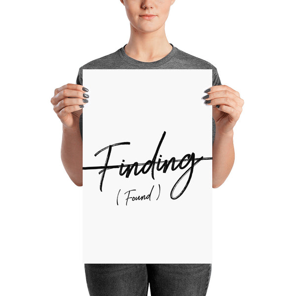 Finding (Found) Poster