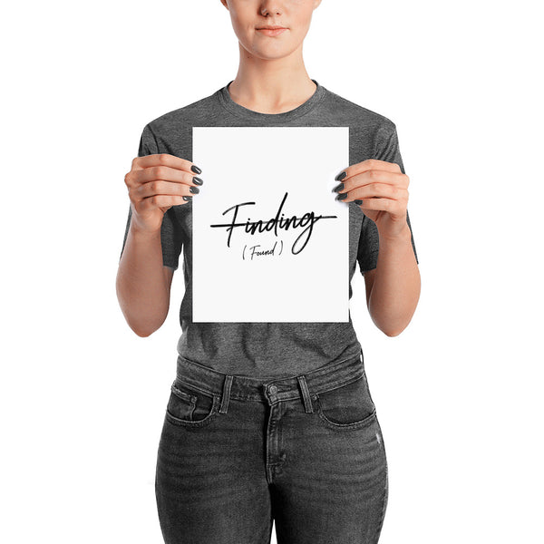 Finding (Found) Poster
