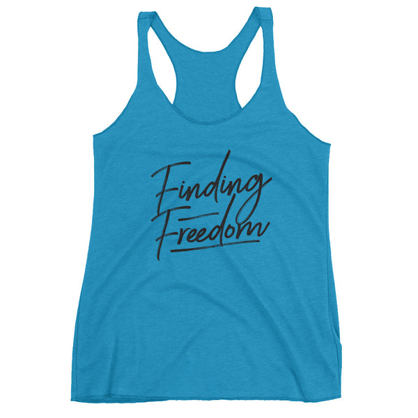 Finding Freedom Women's Racerback Tank